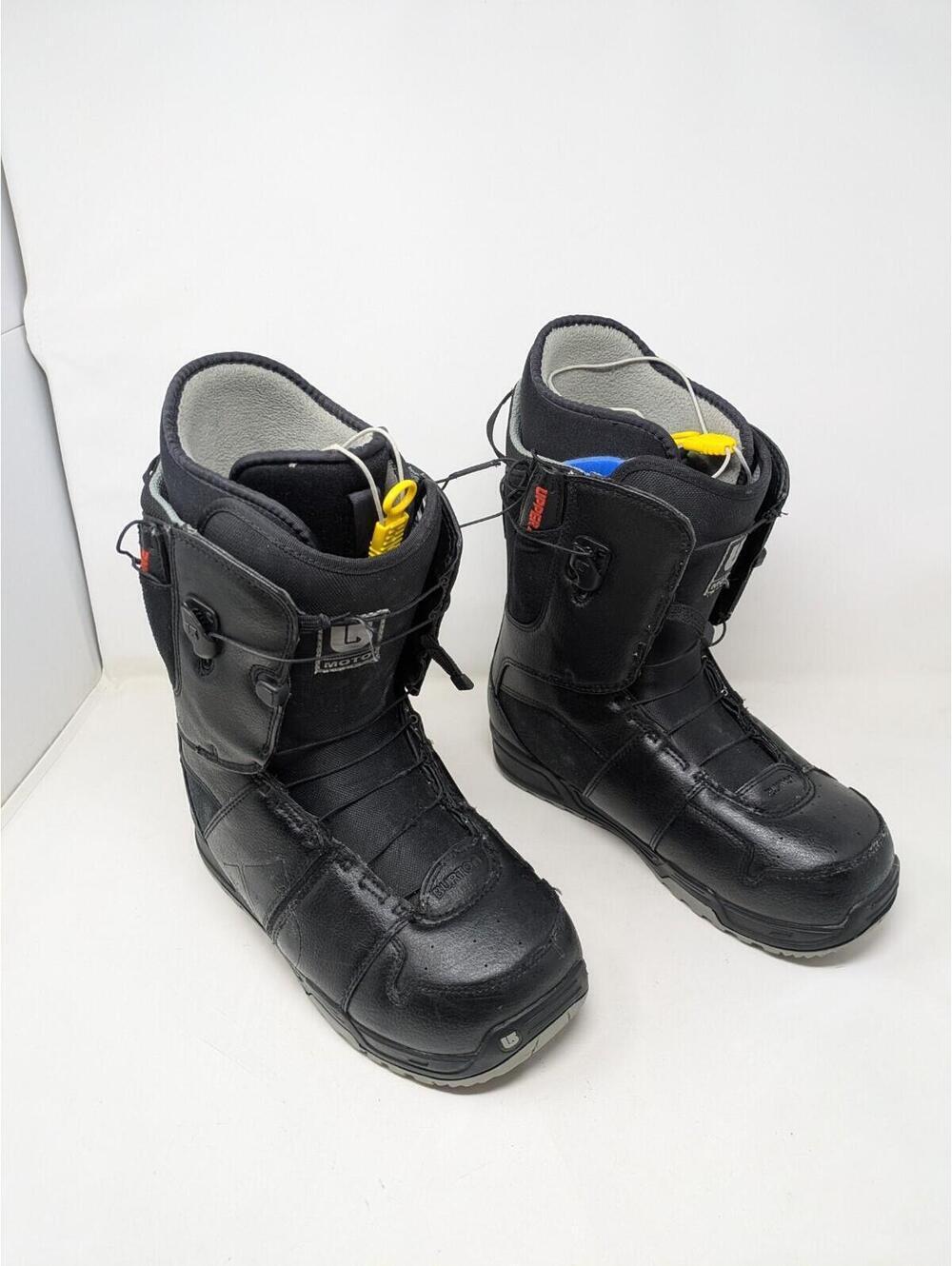 Burton Moto Black Snowboard Boots - Men’s Size 9.5
